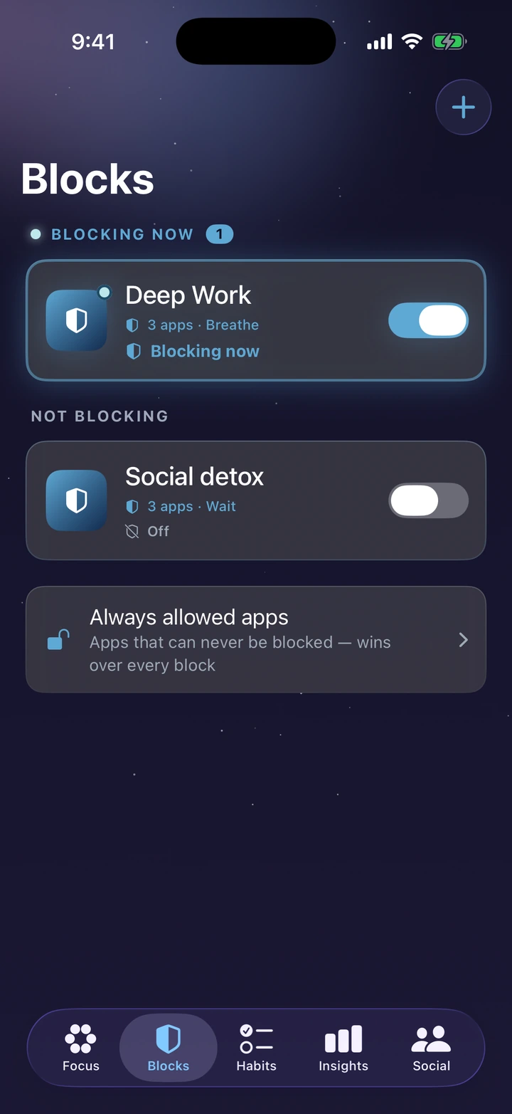 A screen from Kove.